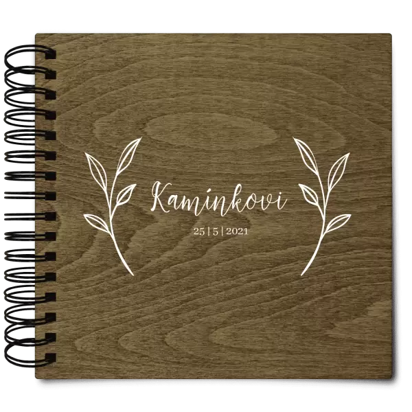 Dřevěné svatební album ZOLA