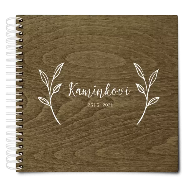 Dřevěné svatební album ZOLA