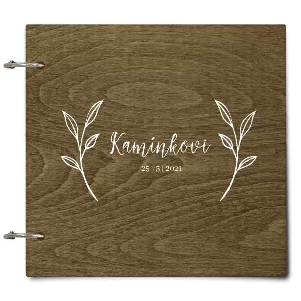 Dřevěné svatební album ZOLA