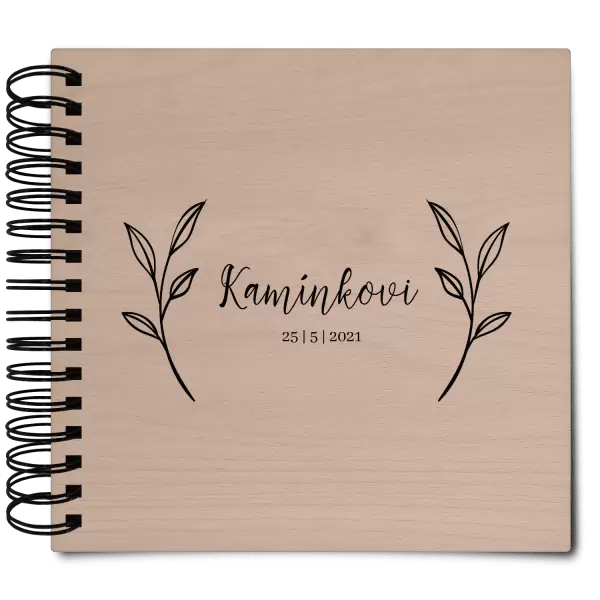Dřevěné svatební album ZOLA