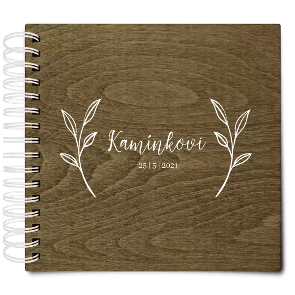 Dřevěné svatební album ZOLA