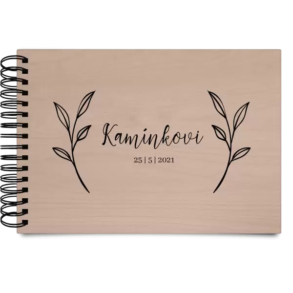 Dřevěné svatební album ZOLA