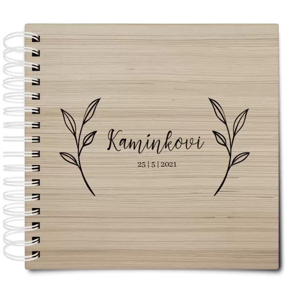 Dřevěné svatební album ZOLA