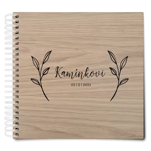 Dřevěné svatební album ZOLA