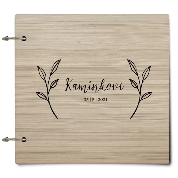 Dřevěné svatební album ZOLA