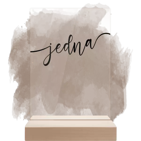 Plexi číslo stolu KEDY