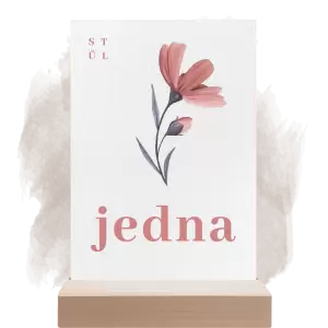 Papírové číslo stolu MILADA