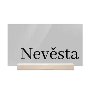 Plexi jmenovka MILADA