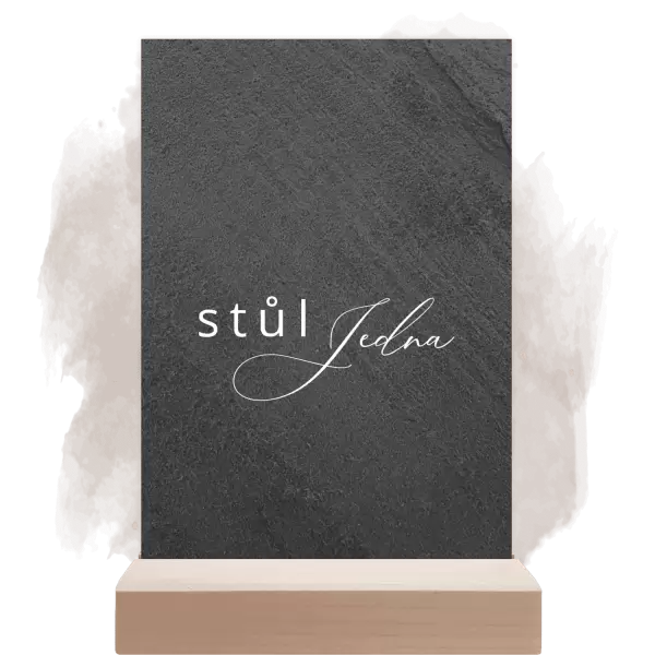 Kamenné číslo stolu MOLY