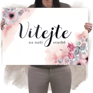 Plexi uvítací cedule BARBORA