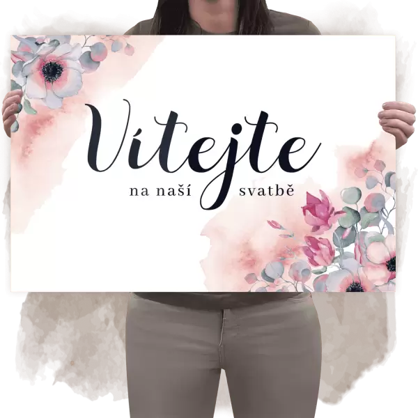 Plexi uvítací cedule BARBORA