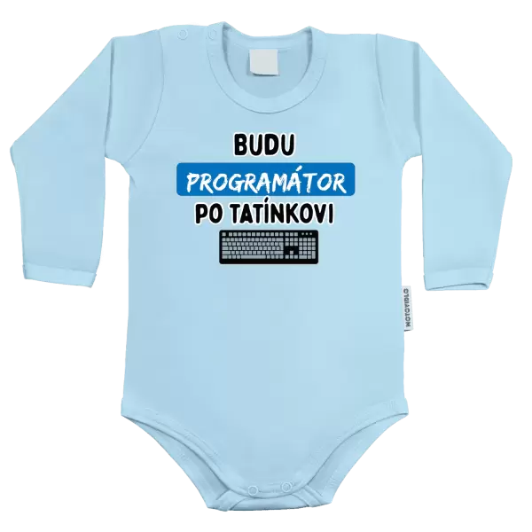 Dětské body Budu programátor po tatínkovi