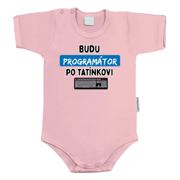 Dětské body Budu programátor po tatínkovi