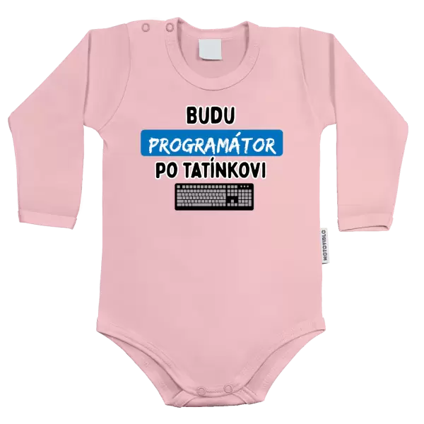Dětské body Budu programátor po tatínkovi