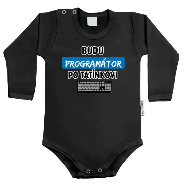Dětské body Budu programátor po tatínkovi