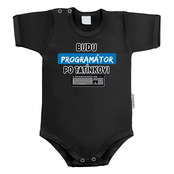 Dětské body Budu programátor po tatínkovi