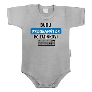 Dětské body Budu programátor po tatínkovi