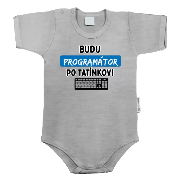 Dětské body Budu programátor po tatínkovi