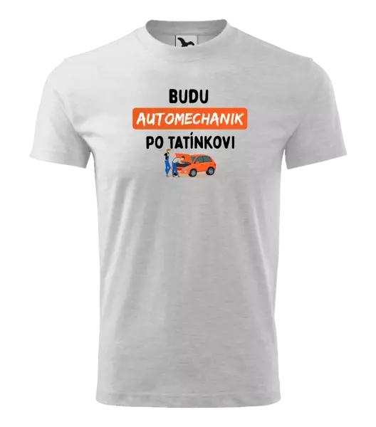 Dětské tričko Budu automechanik po tatínkovi