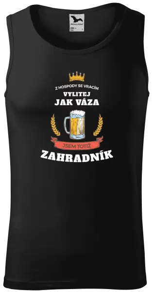 Pánské tílko Z hospody se vracím - Zahradník