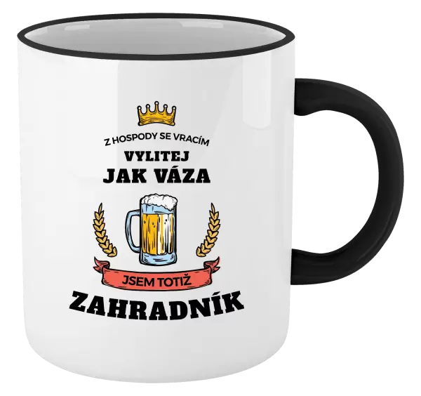 Hrnek Z hospody se vracím - Zahradník