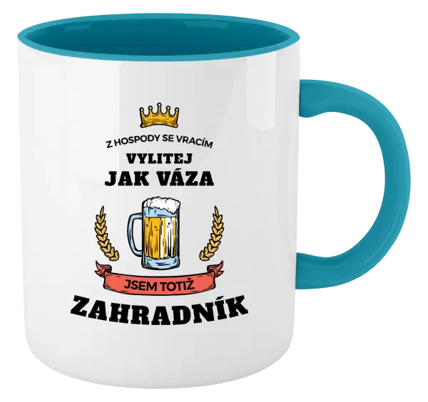 Hrnek Z hospody se vracím - Zahradník