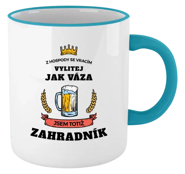 Hrnek Z hospody se vracím - Zahradník