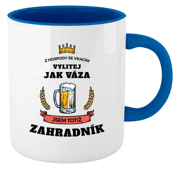 Hrnek Z hospody se vracím - Zahradník