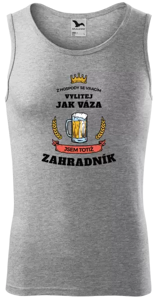 Pánské tílko Z hospody se vracím - Zahradník