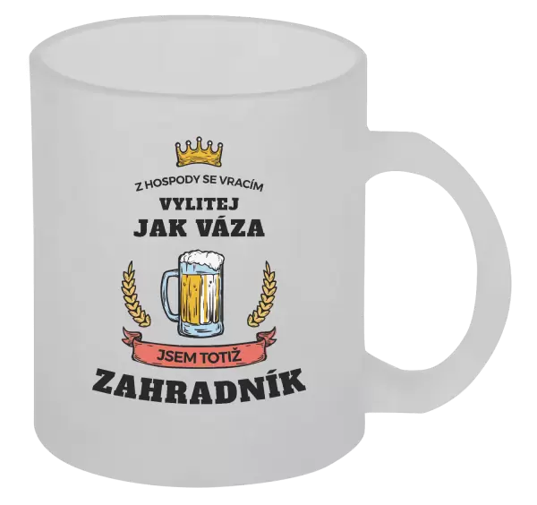 Hrnek Z hospody se vracím - Zahradník