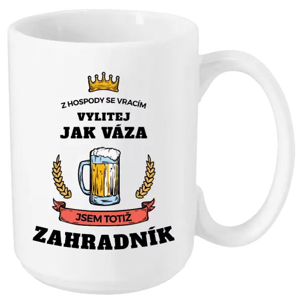 Hrnek Z hospody se vracím - Zahradník