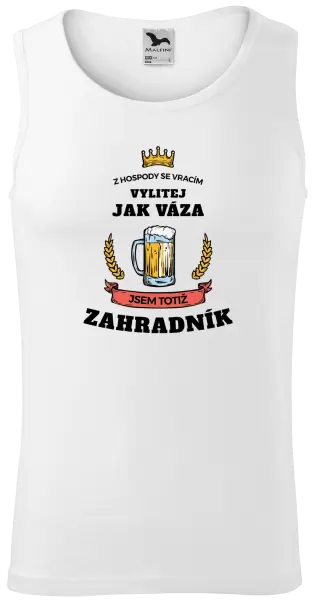Pánské tílko Z hospody se vracím - Zahradník