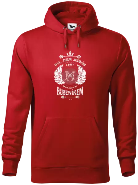 Pánská mikina Byl jsem jedním z davu, ale pak jsem se stal bubeníkem