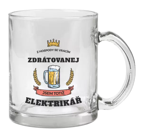 Hrnek Z hospody se vracím - Elektrikář