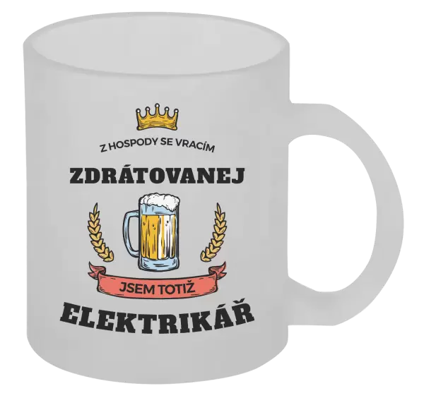 Hrnek Z hospody se vracím - Elektrikář
