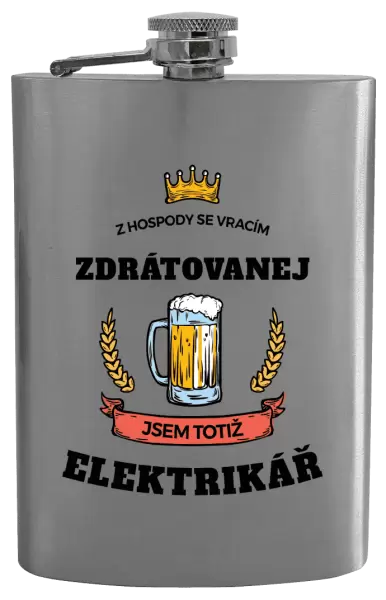 Placatka Z hospody se vracím - Elektrikář