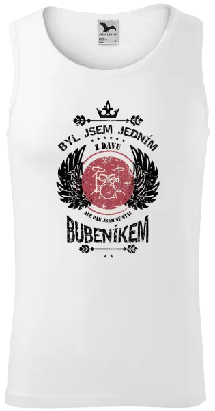 Pánské tílko Byl jsem jedním z davu, ale pak jsem se stal bubeníkem