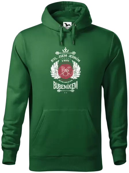 Pánská mikina Byl jsem jedním z davu, ale pak jsem se stal bubeníkem