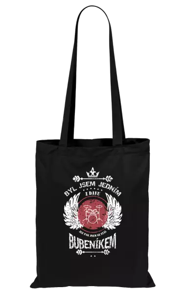 Látková taška Byl jsem jedním z davu, ale pak jsem se stal bubeníkem