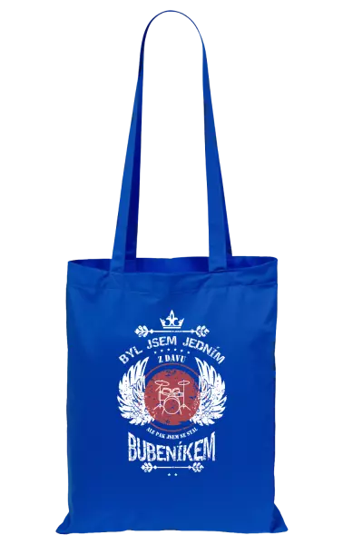 Látková taška Byl jsem jedním z davu, ale pak jsem se stal bubeníkem