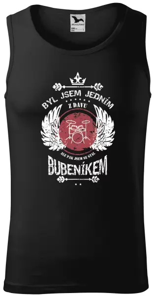 Pánské tílko Byl jsem jedním z davu, ale pak jsem se stal bubeníkem