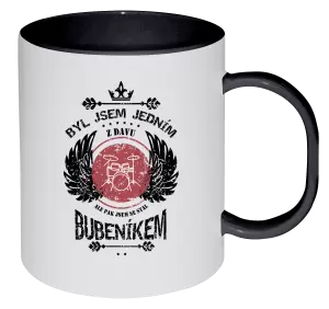 Plastový hrnek Byl jsem jedním z davu, ale pak jsem se stal bubeníkem