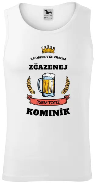 Pánské tílko Z hospody se vracím - Kominík
