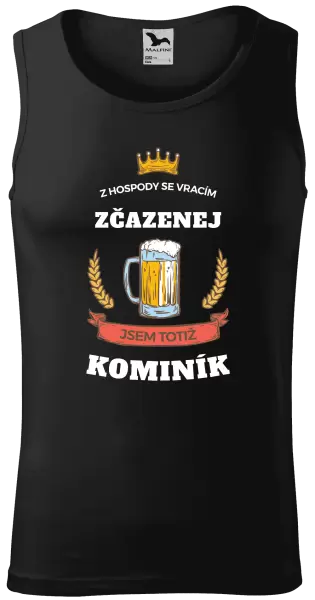 Pánské tílko Z hospody se vracím - Kominík