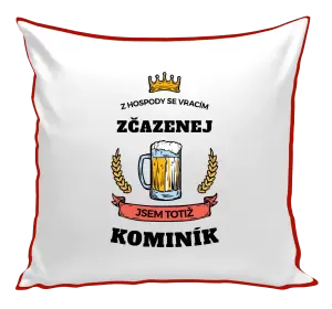 Polštář Z hospody se vracím - Kominík