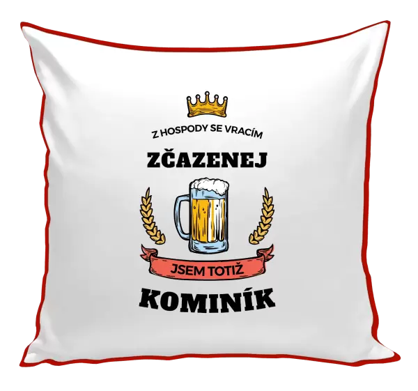 Polštář Z hospody se vracím - Kominík
