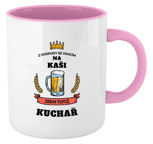 Hrnek Z hospody se vracím - Kuchař
