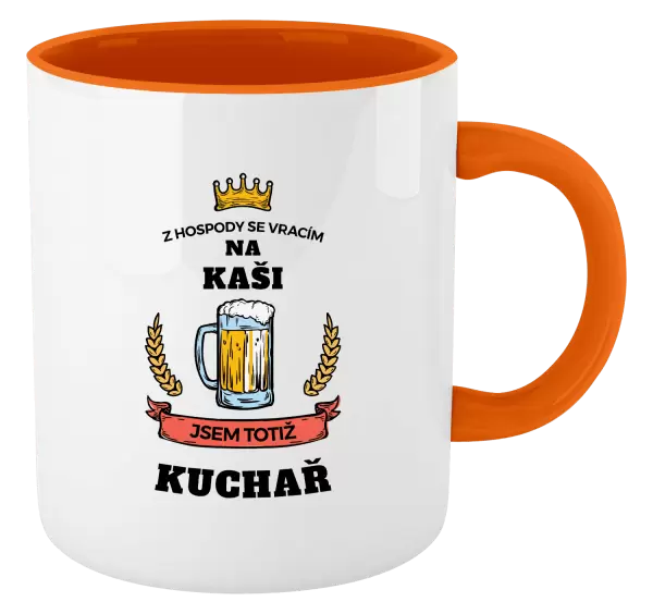 Hrnek Z hospody se vracím - Kuchař