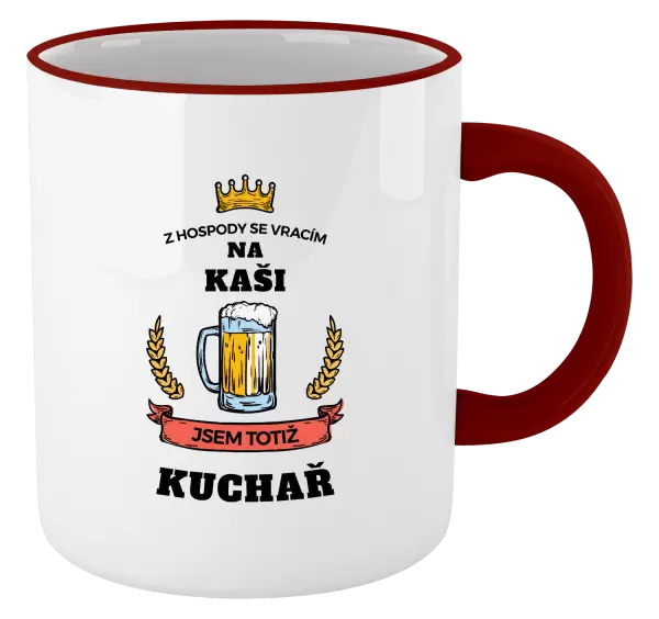 Hrnek Z hospody se vracím - Kuchař