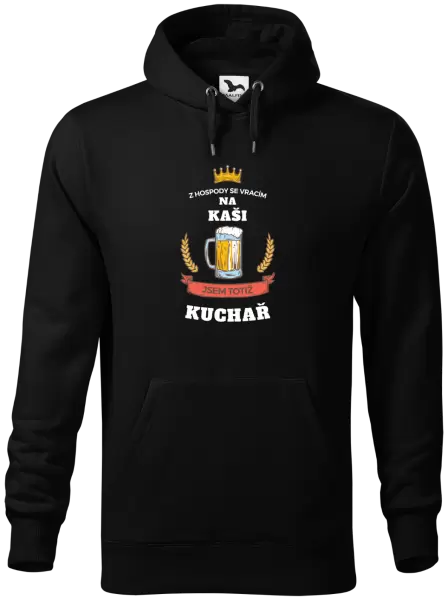 Pánská mikina Z hospody se vracím - Kuchař